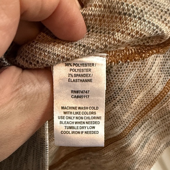 Natural Reflections Tan Cowl Neck Sweater - Picture 3 of 6